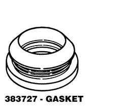1 X 383727 Main Outer Tub Seal REPAIR PART FOR WHIRLPOOL, AMANA, MAYTAG, KENMORE AND MORE