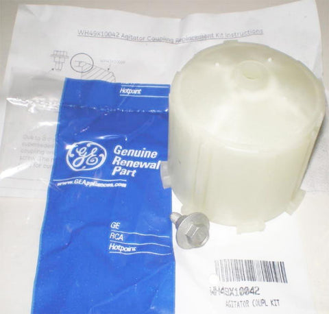 PART # WH49X10042 OR AP3964635 GENUINE FACTORY OEM ORIGINAL CLOTHES WASHER COUPLER COUPLING KIT FOR GE, HOTPOINT, RCA AND KENMORE by GE
