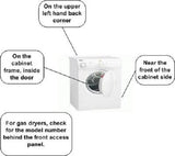 Whirlpool Kenmore Washing Machine, Washer/Dryer Combo Clutch Assembly Transmission 285785