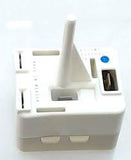 GE, Hotpoint, Americana, Compressor start device (relay and overload), Refrigerator Relay and Overload Kit WR09X10107