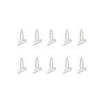 GlobPro CK900346 Range/Stove/Oven Door Gasket Seal LOCK CLIPS Replacement for and compatible with GE Hotpoint Heavy DUTY