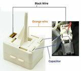 GlobPro WR07X10078 WR08X10068 WR08X10075 WR08X10085 Frigde Compressor Start Relay 2 terminals Replacement for and compatible with GE Hotpoint Americana Heavy DUTY