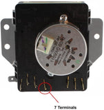 GlobPro W10185971   Dryer Timer 7 Terminals A/B/C/D/E/F/G/H/I/J/K and more Replacement for and compatible with Admiral Estate Inglis Amana Heavy DUTY