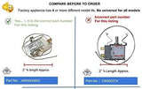 GlobPro 245D1262P001 WR09X0547 WR09X10027 WR09X10042 Fridge Temperature Control Thermostat 2" ¾ length Approx Replacement for and compatible with Hotpoint GE Kenmore Heavy DUTY