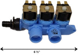 GlobPro PD00005059 AP5656783 EAP6012202 PS6012202 Water Valve Inlet 3 coil Washer Replacement for and compatible with Frigidaire Electrolux PD00005059 AP5656783 EAP6012202 PS6012202 Heavy DUTY