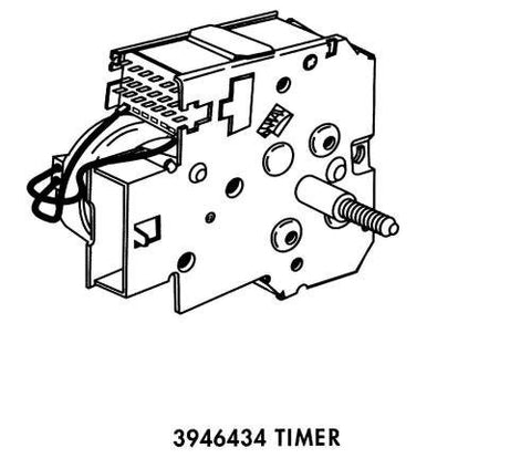 Whirlpool Part Number 3946434: TIMER