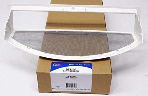 Supco DE5100 Dryer Lint Screen Replaces WE18X25100, WE18M28, WE18M30, PS11767017, WE18M0019, WE18M0021, WE18M19