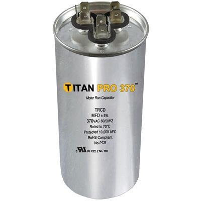 Packard Trcd303 Titan Pro Run Capacitor 30+3 Mfd 370 Volt Round