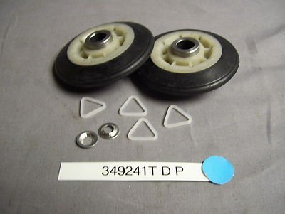 349241T 349241 DRYER DRUM ROLLER PAIR KENMORE ROPER NEW OEM PART 11 by Kenmore