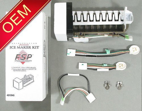 OEM FACTORY ORIGINAL GENUINE FSP WHIRLPOOL KENMORE MAYTAG ICE MAKER KIT (Replaces these part #'s - 4317943, AP2984633, 1857, 4210317, 4211173, 4317943