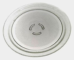 AP3130793 - FACTORY OEM ORIGINAL WHIRLPOOL KENMORE MAYTAG MICROWAVE GLASS COOK TRAY (This Tray Has 3 Partial Circle Where It Connects To Gear - Glass