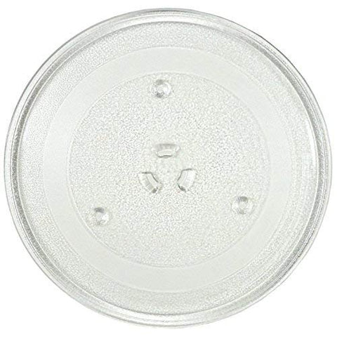 11.25" GE and Samsung -Compatible Microwave Glass Plate / Microwave Glass Turntable Plate Replacement - 11 1/4" Plate, Equivalent to G.E. WB49X10097