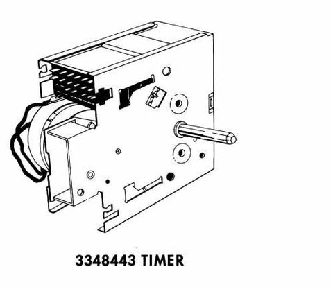Whirlpool Part Number 3348443: Timer