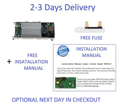 2-3 Days Delivery-AP6016287 Kenmore Dryer Control  AP6016287 FREE FUSE