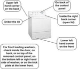 Washer Washing Door Switch Strike Striker Latch WH10X10004