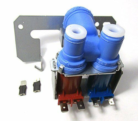 WR57X98 - REFRIGERATOR DUAL DOUBLE SOLENOID WATER INLET VALVE FOR FRIGS