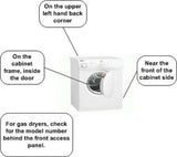 Ge Hotpoint Elektrisch Trockner Lager Set PS9493092