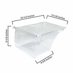 W10854037 Refrigerator Crisper Drawer (OEM) Part for Kenmore, Whirlpool