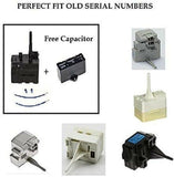 2-3 days delivery-241527803 Kenmore Refrigerator Relay-FREE capacitor 297237800