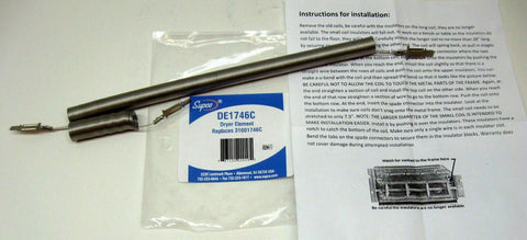 2-3 Days Delivery -31001746 DE1746 Fits Kenmore Dryer Heating Element Kit