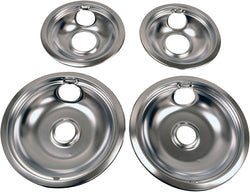 2-3 Days Delivery Whirlpool W10278125 Drip Pan Kit, Chrome