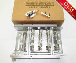3403585 ORIGINAL WHIRLPOOL HEATING ELEMENT WITH 3977767 AND 3392519 THERMAL FUSE - ALL OEM ORIGINAL PARTS