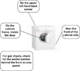 Maytag, Amana, Crosley Washing Machine, Washer/Dryer Combo Drain Pump WP25001052