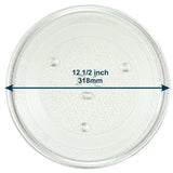 PD00001255 GE Microwave 12 1/2 Glass Turntable Tray