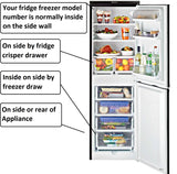 Ice Door Kit W10823377 Compatible with Whirlpool Refrigerator Delivery 2 3 Days