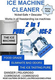 Freestanding Ice Maker Machine Cleaner Compatible With 37050, 41978 U-line, Ice-O-Matic, Jenn Air, Blaze, Manitowoc, Marine Crescent