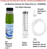 Freestanding Ice Maker Machine Cleaner Compatible With 37050, 41978 U-line, Ice-O-Matic, Jenn Air, Blaze, Manitowoc, Marine Crescent