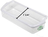 Glob Pro Solutions GS102 fits Door Shelf Bin Clear Plastic comes with frame Replacement for W10321304, 2171046, 2171047, 2179574 Heavy DUTY