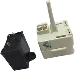 GlobPro W10805623 + WPW10662129 Refrig Compressor Start relay + Capacitor Replacement for and compatible with Compatible With Kenmore Maytag Heavy DUTY
