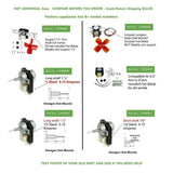 GlobPro CK900392 Refrigerator Evaporator Fan Motor PS11749890 Replacement for and compatible with KitchenAid Heavy DUTY