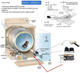 GlobPro CK900342 Gas Dryer Not Heating-Solution Igniter Replacement for and compatible with Whirlpool Kenmore GE KitchenAid Heavy DUTY