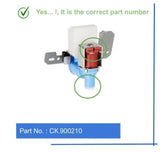 GlobPro PD00001100 EAP304375 AP3189335 PS304375 Fridge Water Inlet Valve Only1 Coil ¼"inches hose Replacement for and compatible with GE Kenmore Heavy DUTY