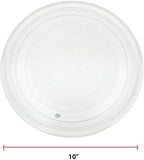 GlobPro AP3776481 PS972624 PD00004137 Microwave Glass Cooking Tray 10" Diameter Approx. Replacement for and Compatible with Whirlpool Heavy Duty