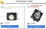 GlobPro WE04X0791 175D1445G004 1231 WE04X0791 Dryer Timer Control 9 terminal Replacement for and compatible with General Electric Heavy DUTY