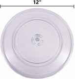 GlobPro CK900126 Compatible with KitchenAid, and More Microwave Glass Tray Plate 12." Inches -30.5 cm Diameter Approx Heavy Duty