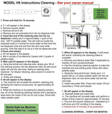Freestanding Ice Maker Machine Cleaner + Maintenance Kit Compatible With 37050, 41978 U-line, Ice-O-Matic, Jenn Air, Blaze, Manitowoc, Marine Crescent