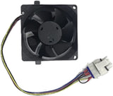GlobPro WR02X13733 WR60X10341 WR60X10356 WR60X10357 Fridge Evaporator Fan Motor 3" ½ length Approx. Replacement for and compatible with GE Heavy DUTY