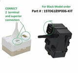 GlobPro WR09X10107 Frigde Compressor Start Relay 2 terminals Replacement for and compatible with GE Hotpoint Americana Heavy DUTY