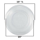 GlobPro W11373838 Microwave Glass Turntable Tray 15" ¾  Diameter