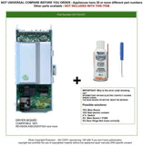 GlobPro CK7723 Dryer Control Board WPW10111617 REV A/B/C/D/E Replacement for and compatible with Kenmore Whirlpool Heavy DUTY