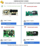 GlobPro WP2304016 Ice Cube Maker Control Board Length 7” ½ Approx. Replacement for and compatible with KitchenAid Kenmore Whirlpool Heavy DUTY