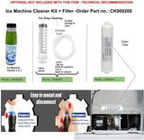 Freestanding Ice Maker Machine Cleaner + Maintenance Kit Compatible With 37050, 41978 U-line, Ice-O-Matic, Jenn Air, Blaze, Manitowoc, Marine Crescent