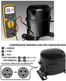 GlobPro 51360411 Fridge Relay terminal 1/4 Replacement for and compatible with LG Heavy DUTY