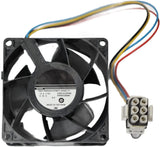 GlobPro WR02X13733 WR60X10341 WR60X10356 WR60X10357 Fridge Evaporator Fan Motor 3" ½ length Approx. Replacement for and compatible with GE Heavy DUTY