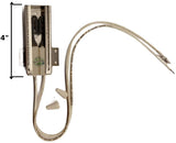 GlobPro WB2X9998 Range Burner Ignitor 4" large approx. Replacement for and compatible with GE WB2X9998 Heavy DUTY