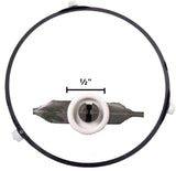 GlobPro DE92-90189S Microwave Roller Guide Assy 8" ¾ Length Approx. Replacement for and Compatible with Samsung Kenmore Heavy Duty